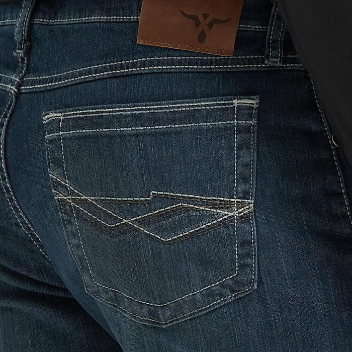 Wrangler Men's 20X Glasgow Vintage Slim Fit Boot Cut Jeans