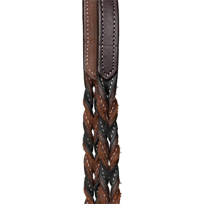 Tough 1 Black Two-Tone Twist Loop Rein