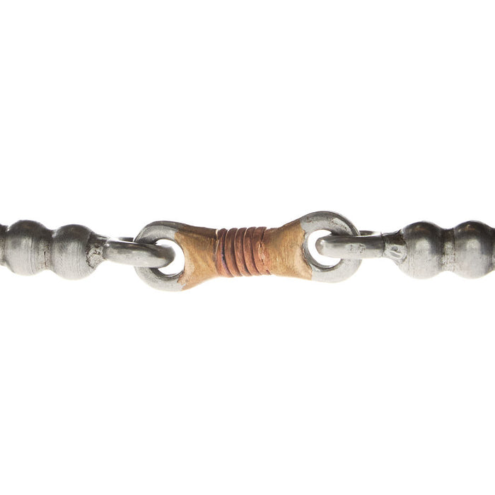 Dutton Bits D-Ring Snaffle with Solid Bead Mouthpiece