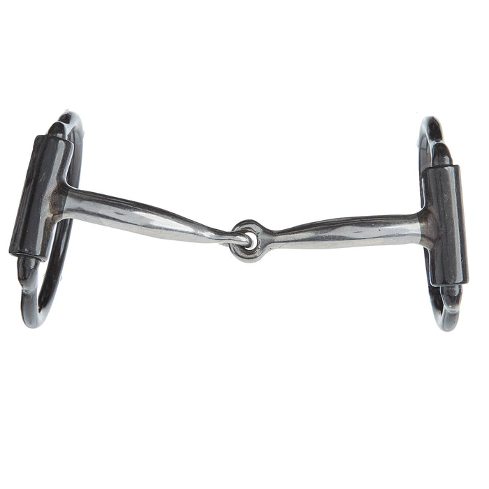 Dutton Bits Traditional 3/8in. Smooth Offset D-Ring Snaffle Bit