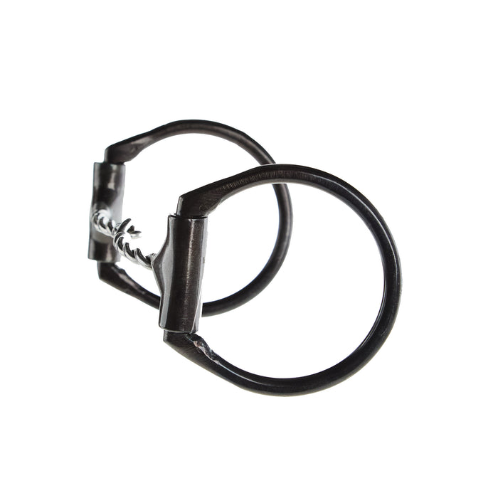 Dutton Bits Small Twist Offset Dee Ring Snaffle Bit