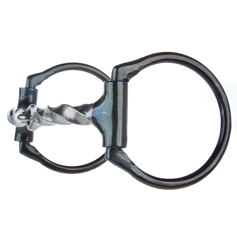 Dutton Bits Wide Twisted Square Dee Ring Snaffle Bit