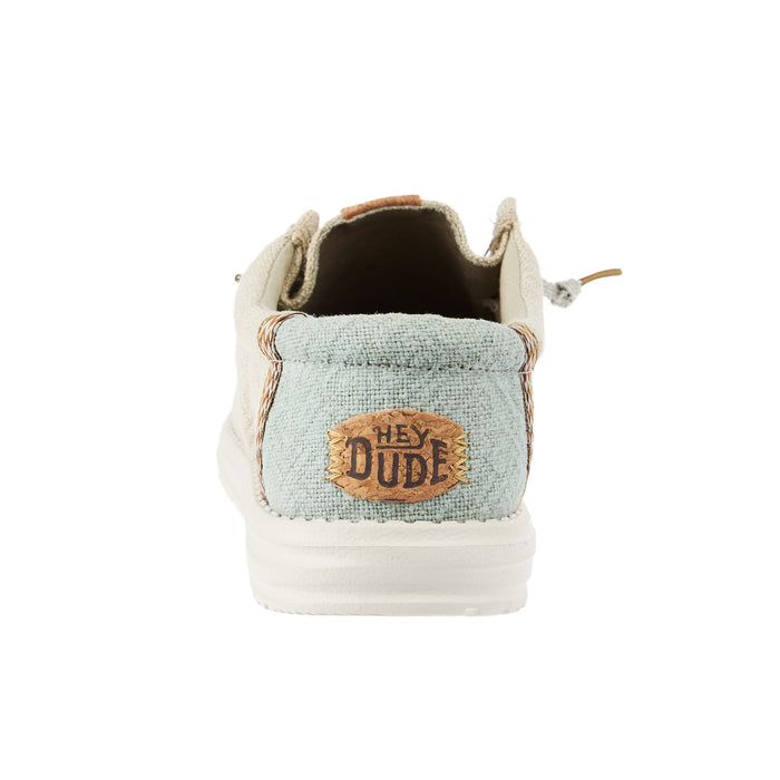 Hey Dude Men`s Stone Grey Wally Jute Casual Shoe
