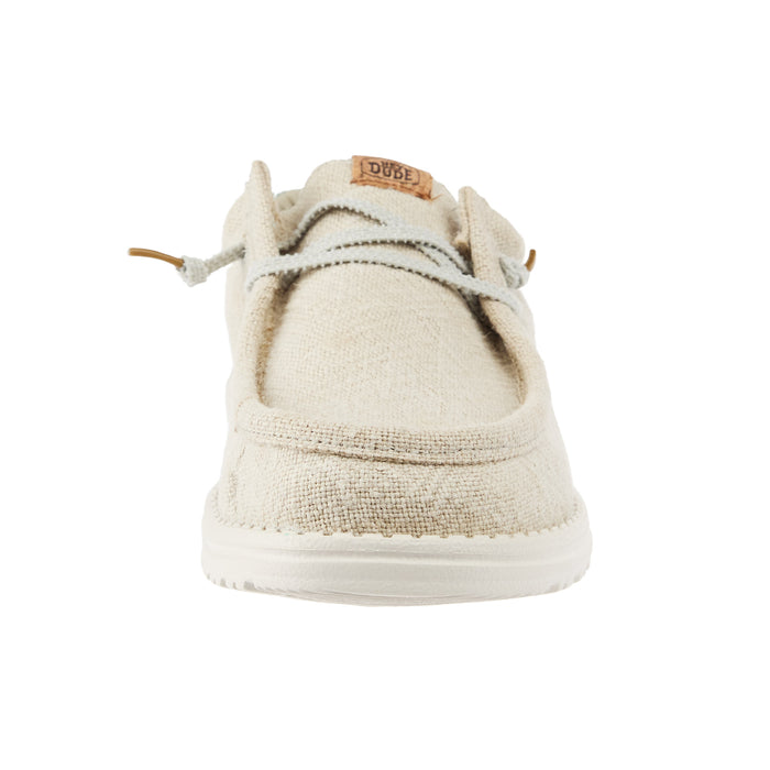 Hey Dude Men`s Stone Grey Wally Jute Casual Shoe