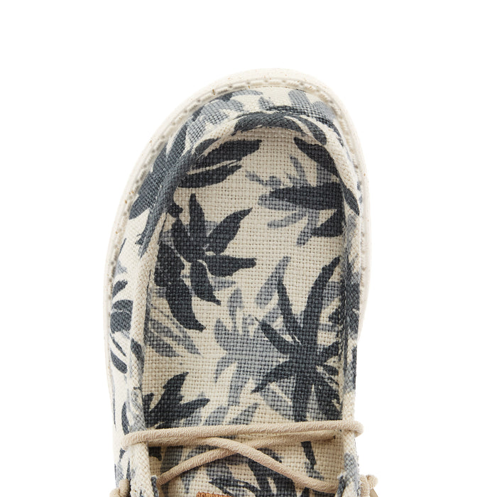 Hey Dude Men`s Egret Wally Palm Jute Casual Shoe