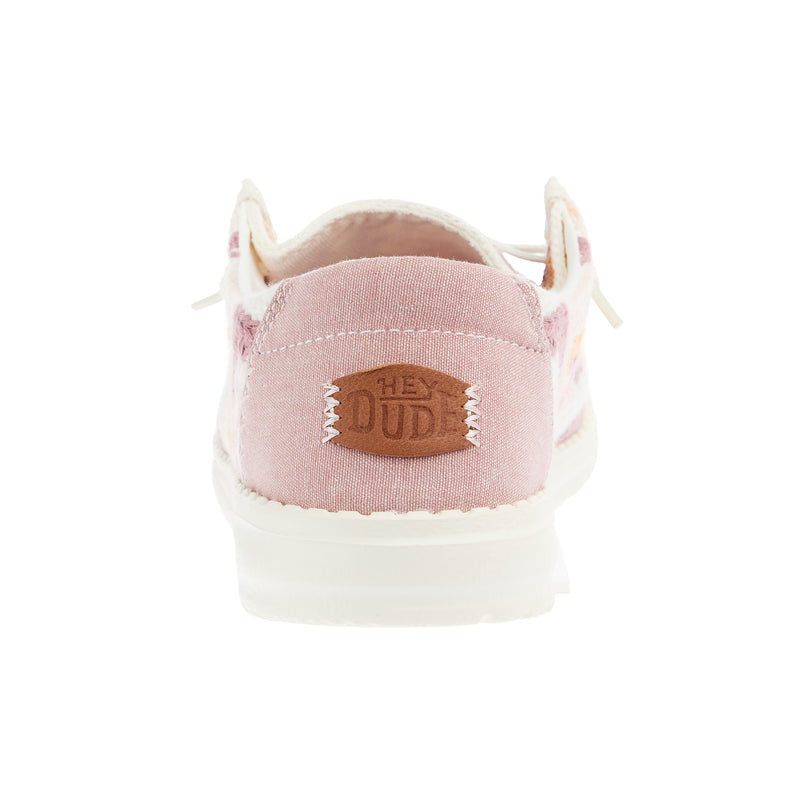 Hey Dude Women`s Petal Pink Wendy Cottage Crochet Casual