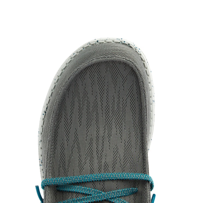 Hey Dude Men`s Moon Grey Wally Funk Casual Shoe