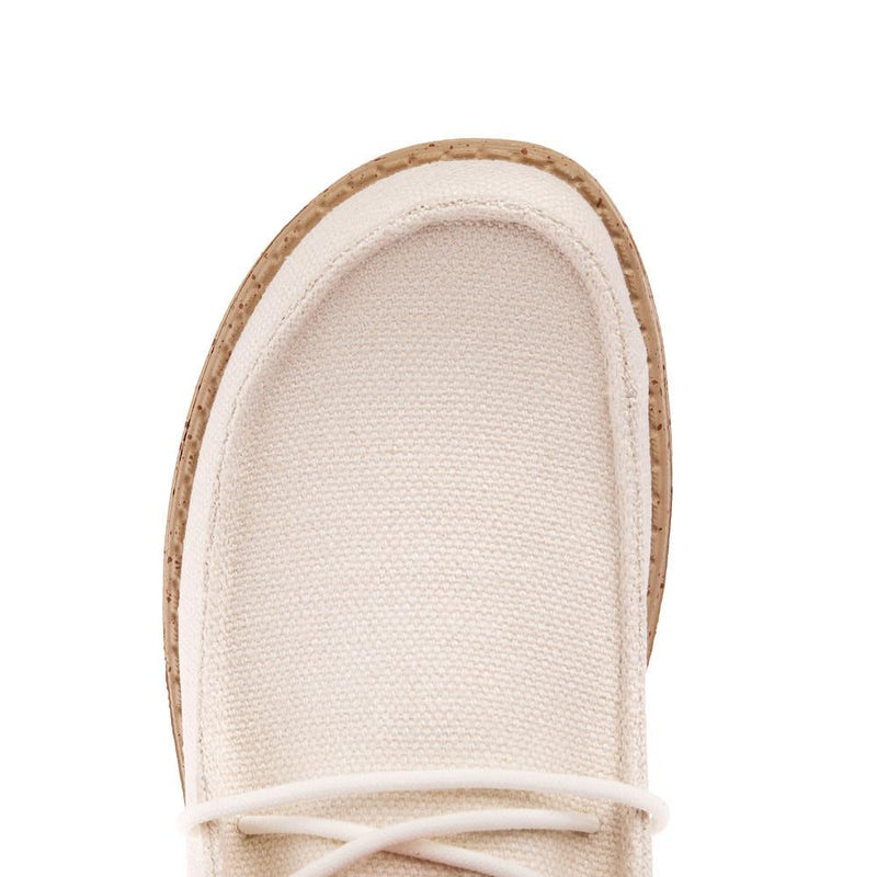 Hey Dude Men`s White Wally Funk Woven Jacquard Casua