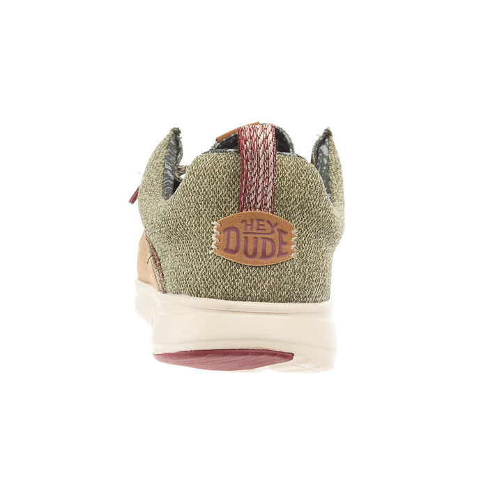 Hey Dude Men's Wally 2O Mesh Burnt Olive Casual