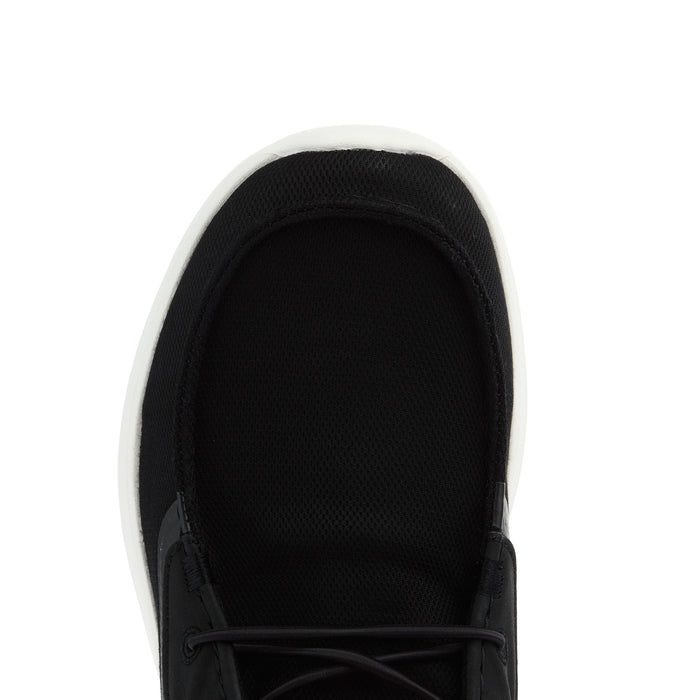 Hey Dude Men`s Black Wally Drift Mesh Tennis Shoe