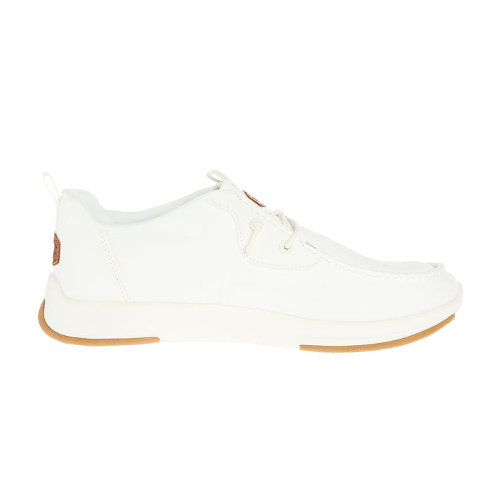 Hey Dude Men`s White Wally Drift Mesh Tennis Shoe
