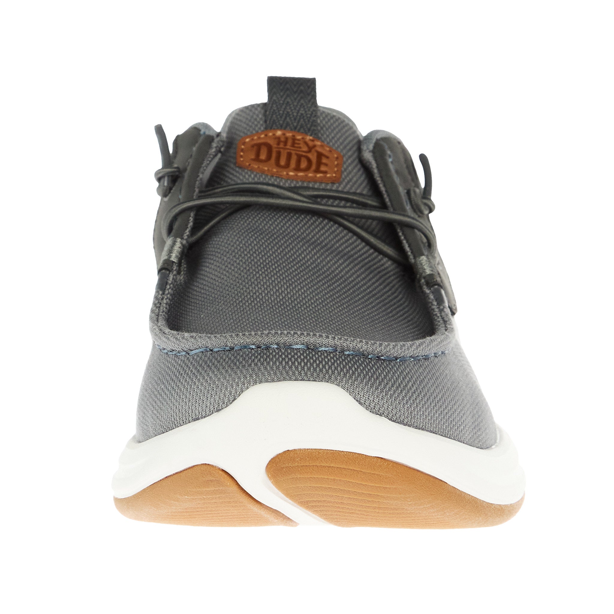 Hey Dude Men`s Monument Grey Wally Drift Mesh Tennis Shoe