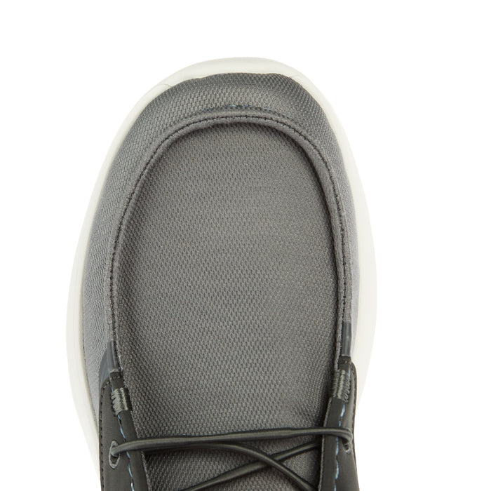 Hey Dude Men`s Monument Grey Wally Drift Mesh Tennis Shoe