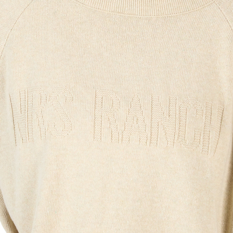NRS Embossed Jacquard Camel Sweater