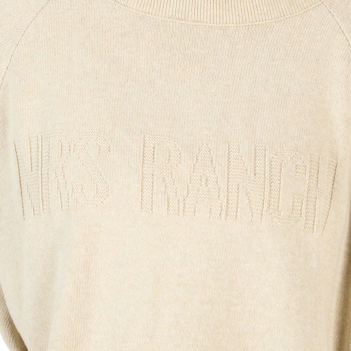 NRS Embossed Jacquard Camel Sweater