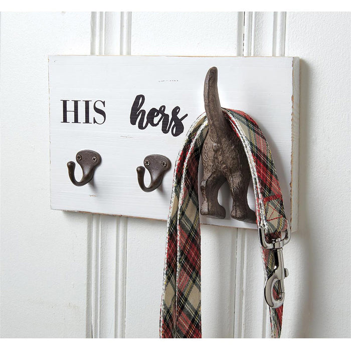 Mud Pie His, Hers, and Pup Wall Hooks