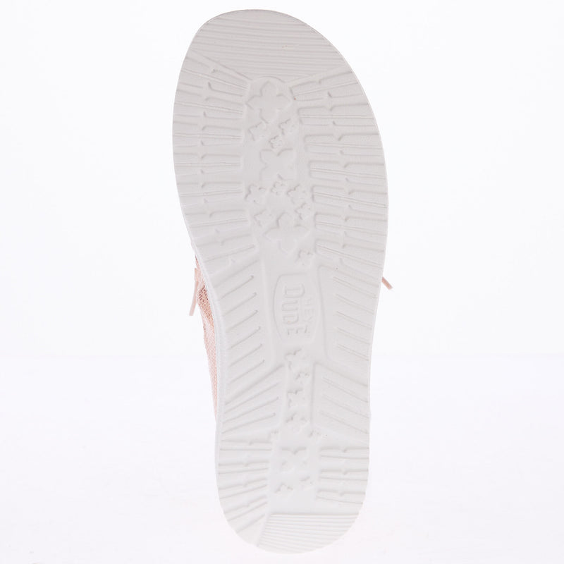 Hey Dude Womens Wendy Disco Sequin Blush Shoe
