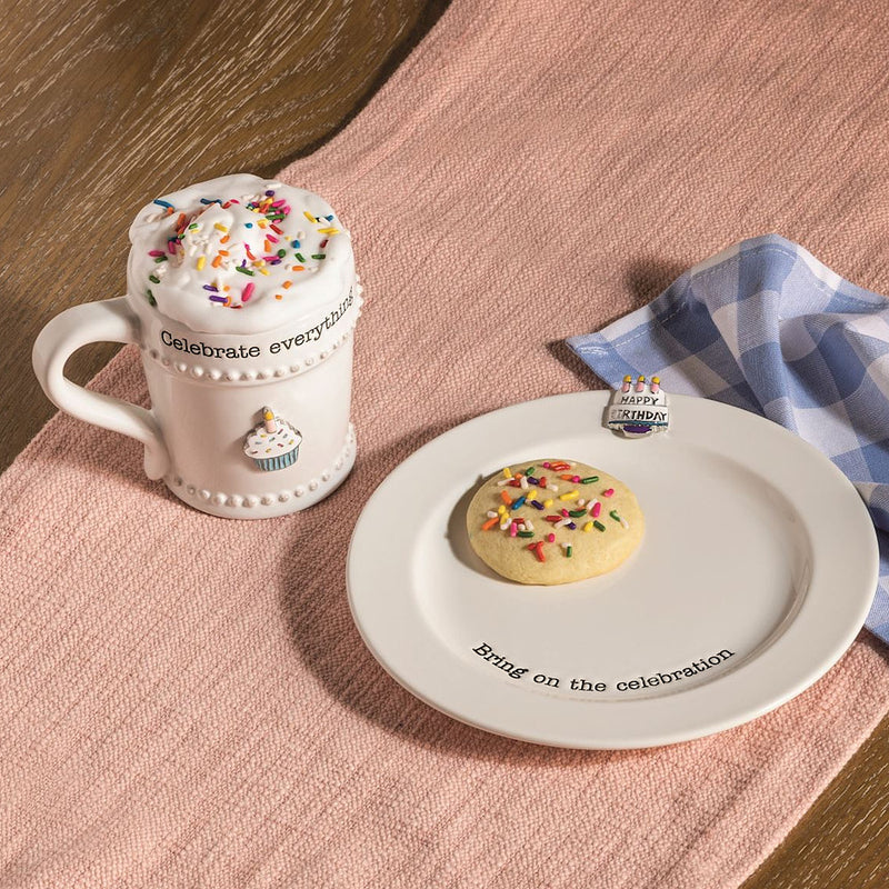 Mud Pie Simply Charming Holiday Plate Set