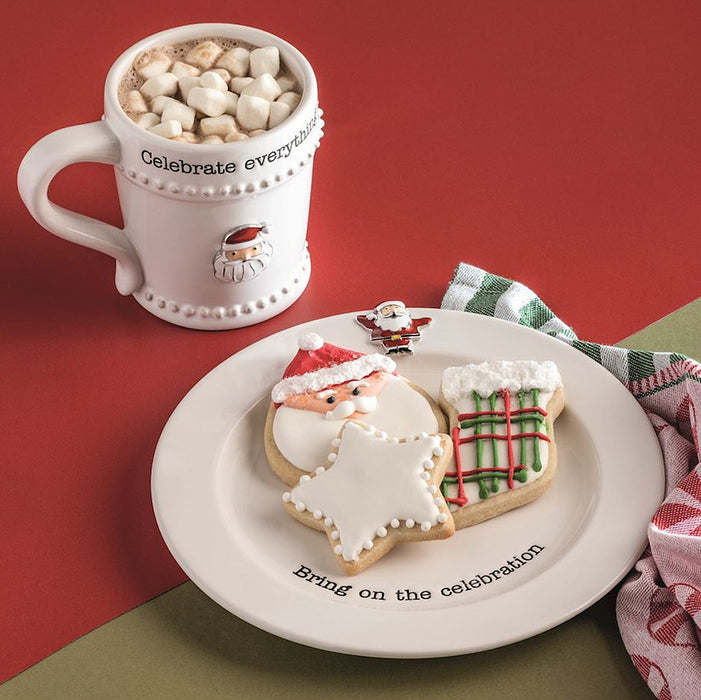 Mud Pie Simply Charming Holiday Plate Set