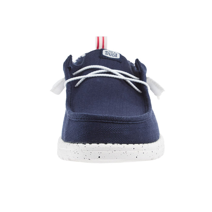 Hey Dude Mens Navy Blazer Wally Funk Americana Stars Casual Shoe