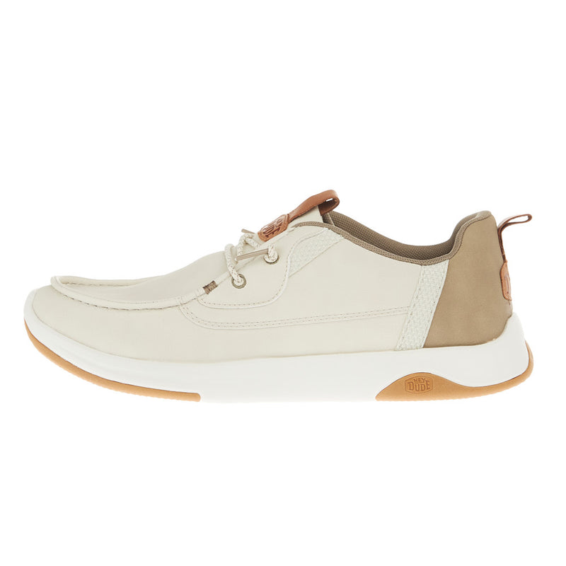 Hey Dude Men's Wally Drift Classic Silver Birch Sneaker