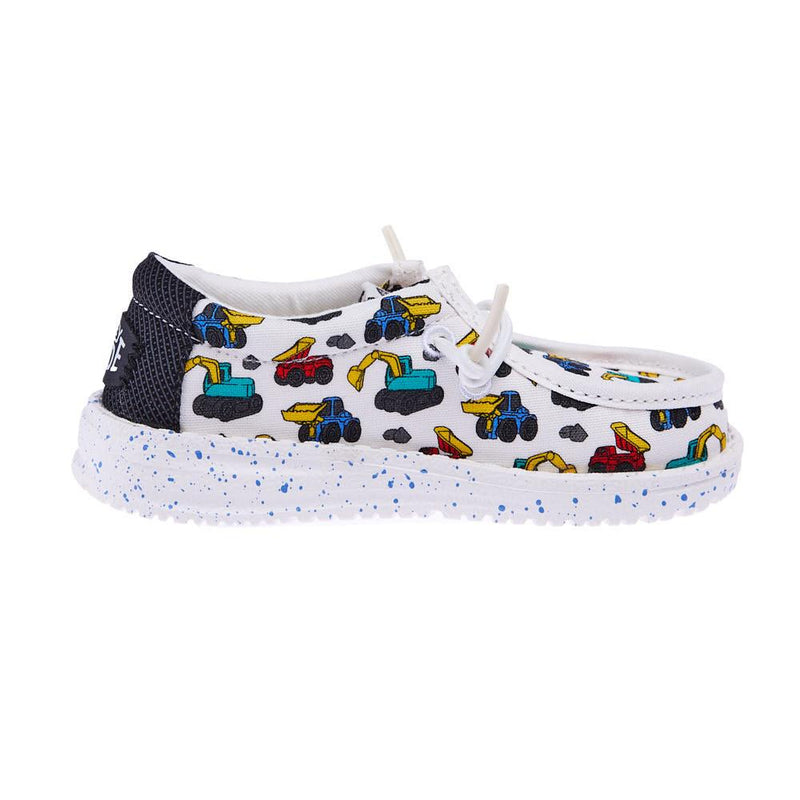 Hey Dude Toddler Wally White and Multicolor Trucks