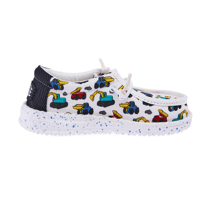 Hey Dude Toddler Wally White and Multicolor Trucks