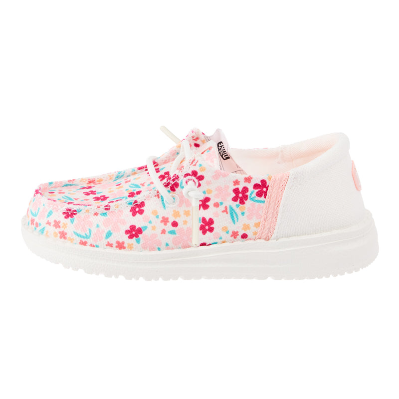 Hey Dude Wendy Funk Toddler Spring Floral Petal Pink Slip-On