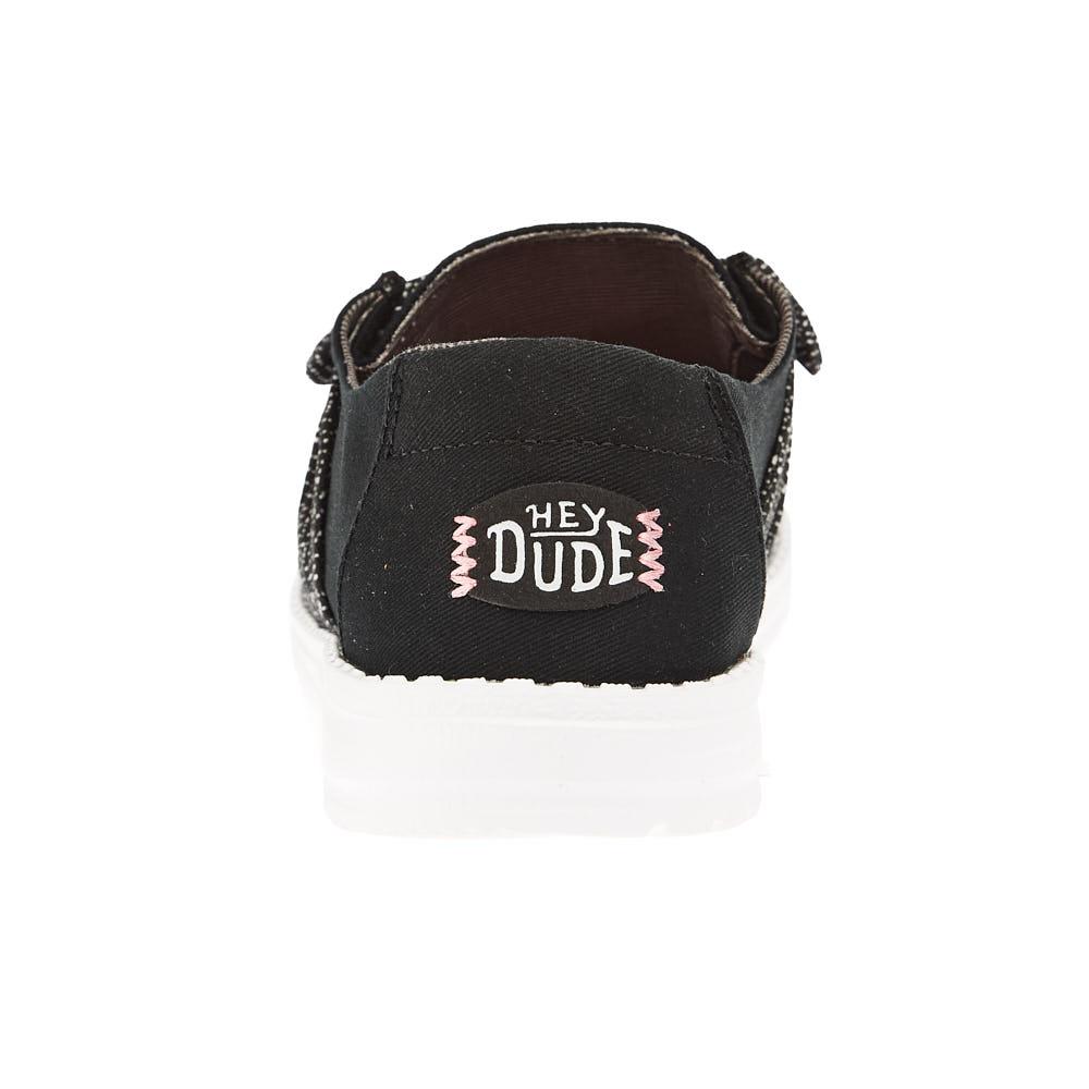 H&Y☆mama Hey Dude Women`s Black Wendy Bow Casual