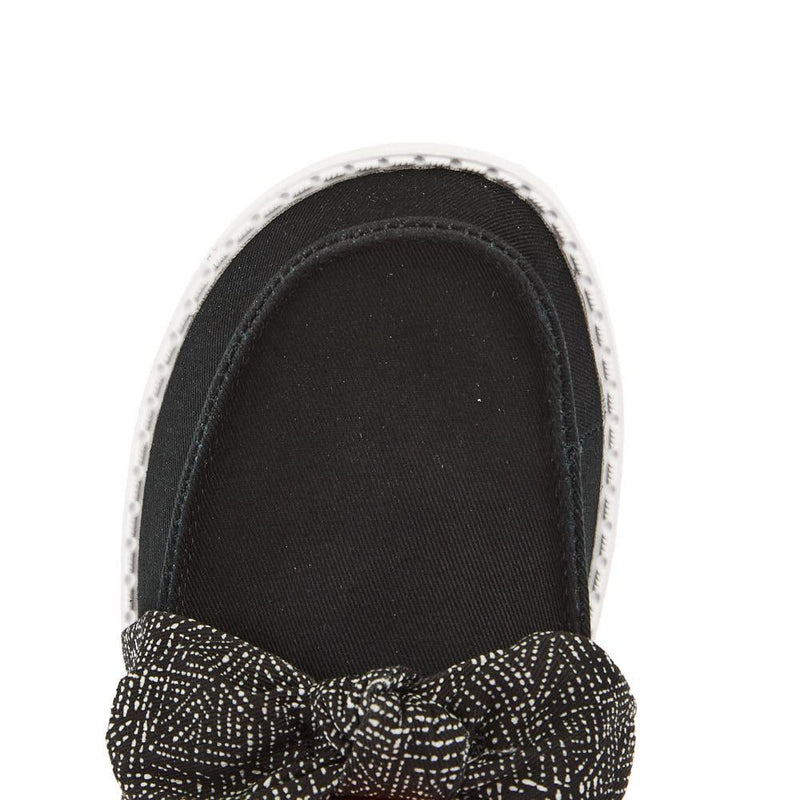Hey Dude Women`s Black Wendy Bow Casual
