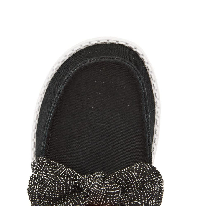 Hey Dude Women`s Black Wendy Bow Casual