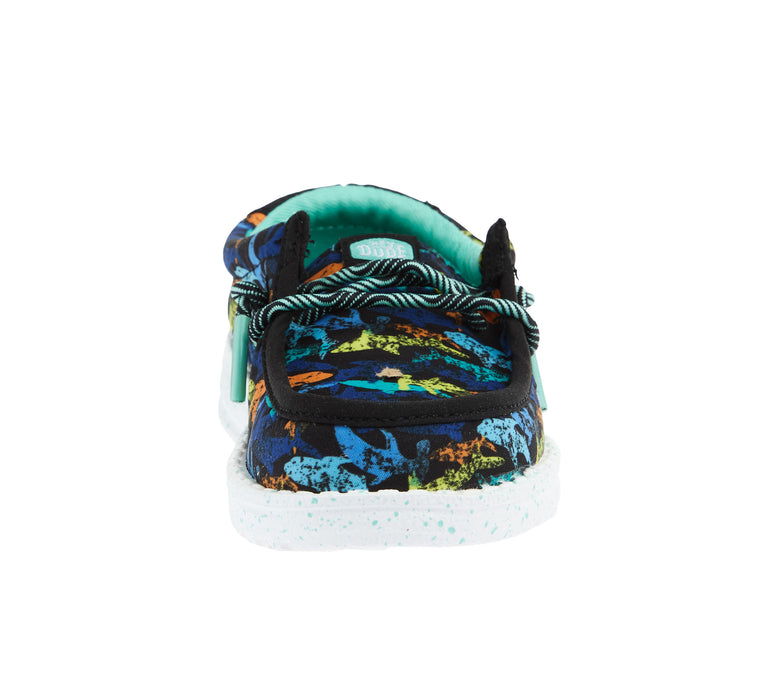Hey Dude Wally Toddler Multicolor Sharks Slip-On