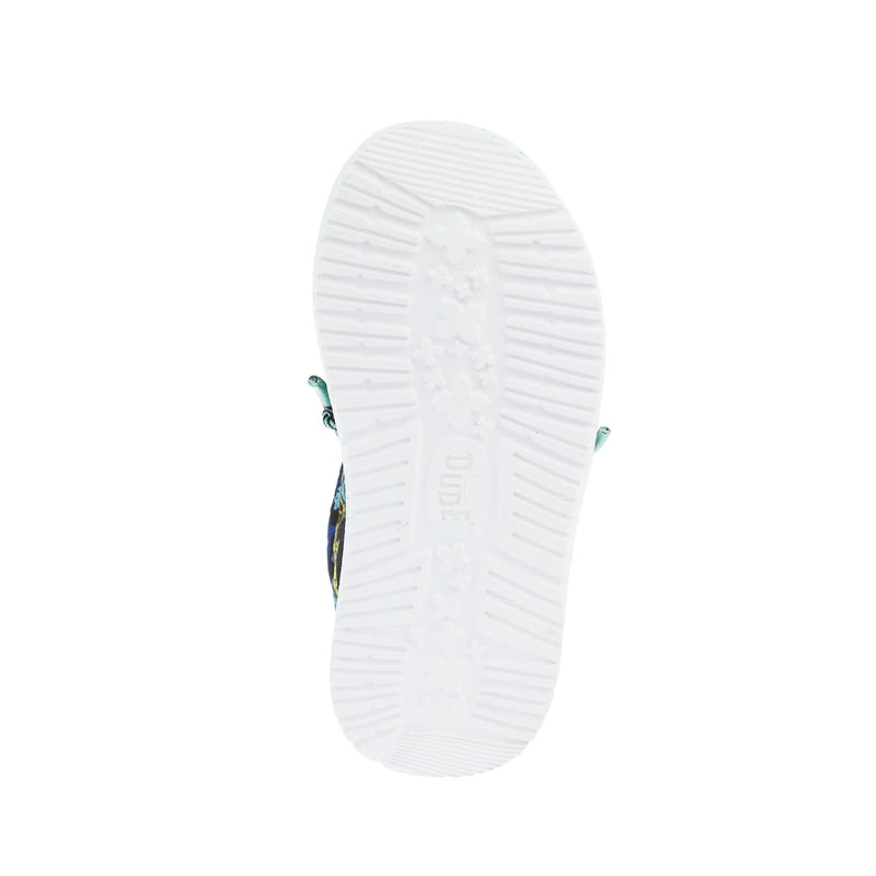 Hey Dude Wally Toddler Multicolor Sharks Slip-On