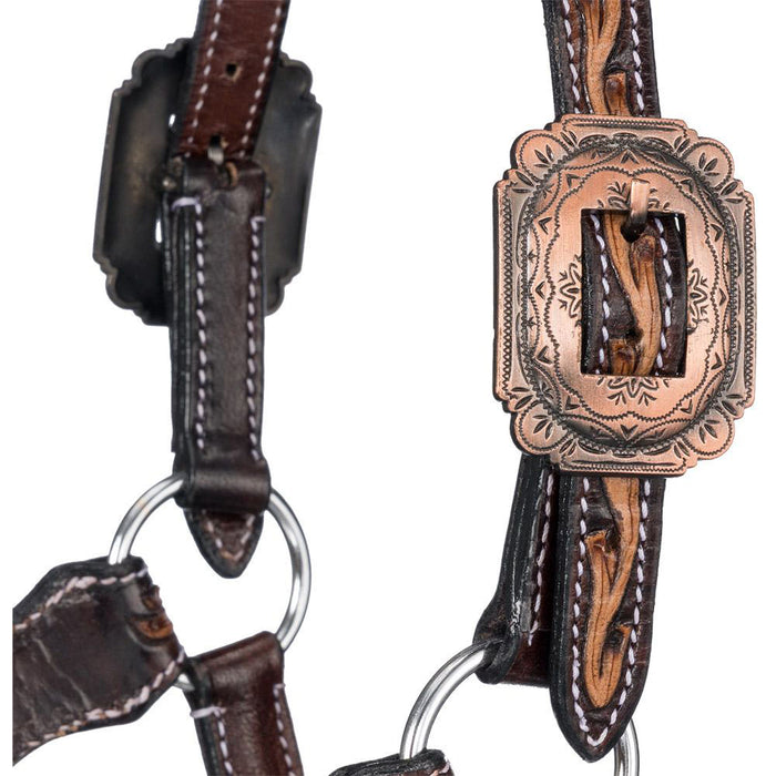 Tough 1 Two-Tone Deadwood Lariat Nose Halter