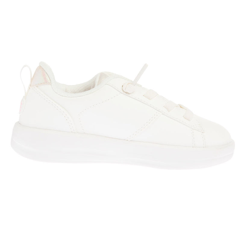 Hey Dude Toddler's Karina Duo Ivory and Iridescent Classic Sneaker
