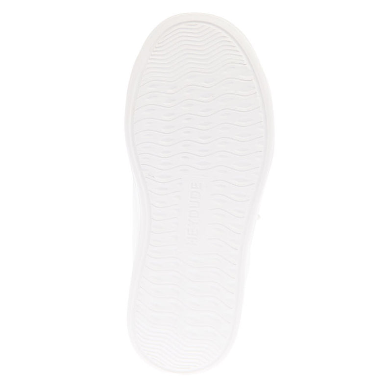 Hey Dude Toddler's Karina Duo Ivory and Iridescent Classic Sneaker