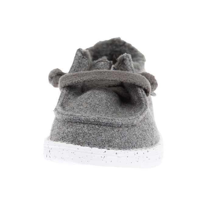 Hey Dude Toddler's Wendy Charcoal Wool Cozy Casual Shoe
