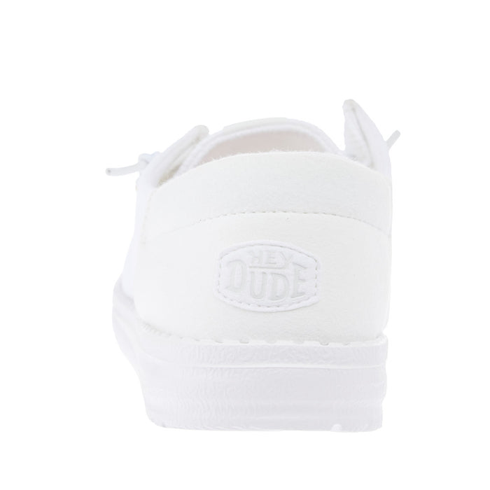 Hey Dude Women`s Wendy Funk Mesh Shoelry White Casual