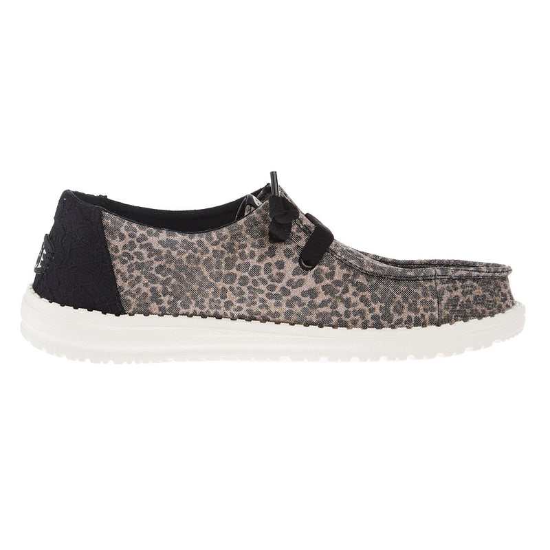 Hey Dude Women`s Wendy Sparkle Leopard Print Casual