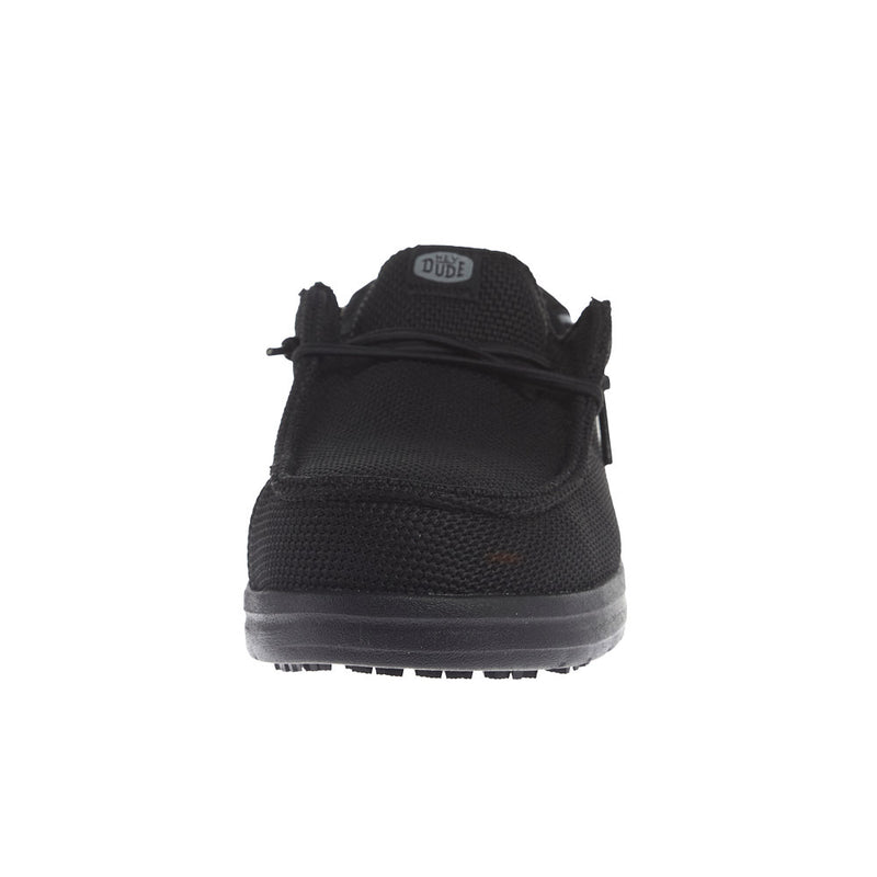 Hey Dude Women's Wendy Work Black Slip On Composite Toe Work Shoe