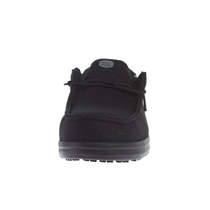 Hey Dude Women's Wendy Work Black Slip On Composite Toe Work Shoe