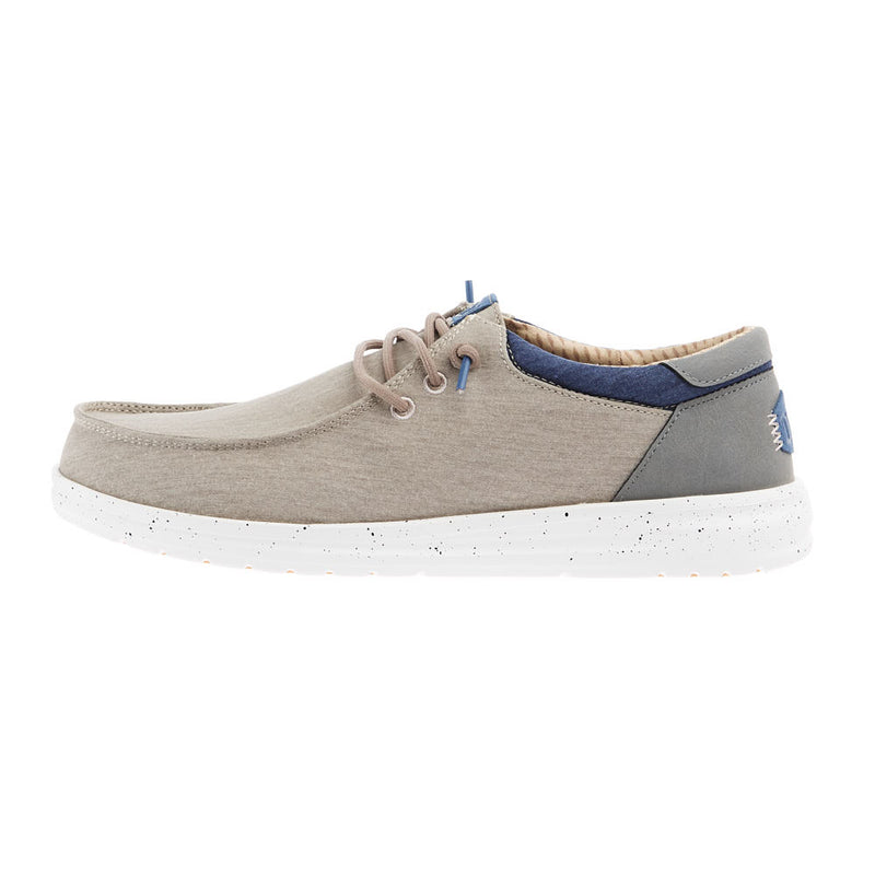 Hey Dude Mens Doeskin Paul Washed Nylon Casual Shoe