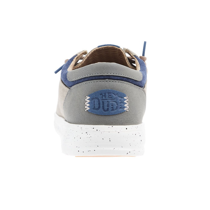 Hey Dude Mens Doeskin Paul Washed Nylon Casual Shoe