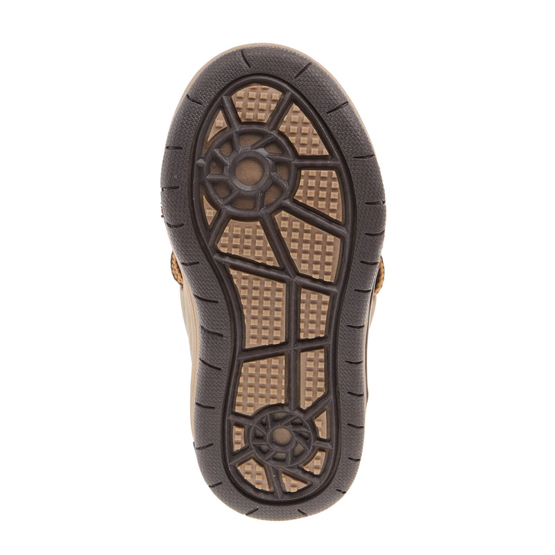 Boys M+F Twister Jackson Toddler Tan Light Up Shoe