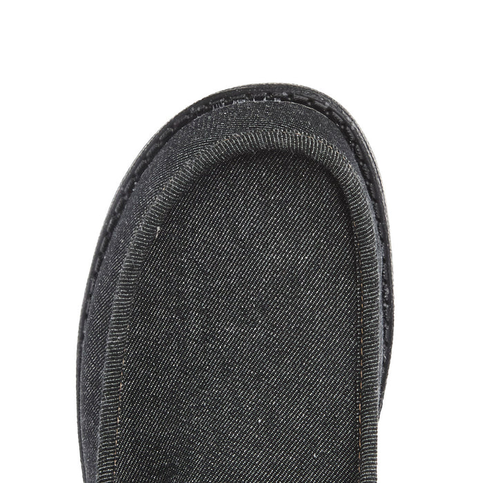 Hey Dude Men's Wally Funk Denim Black Casual