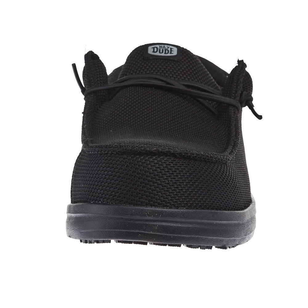 Hey Dude Men`s Wally Work Black Slip On Composite Toe Work Shoe — NRS
