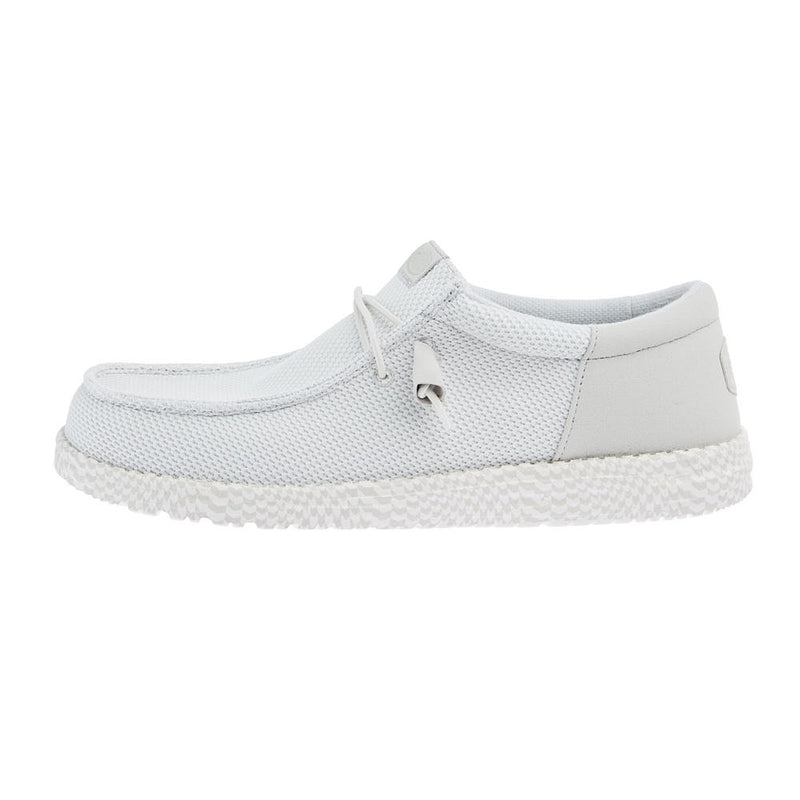 Hey Dude Mens Grey Wally Funk Warped Geo Casual Shoe