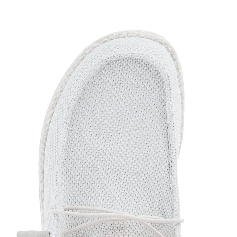Hey Dude Mens Grey Wally Funk Warped Geo Casual Shoe