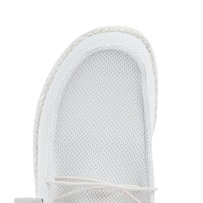 Hey Dude Mens Grey Wally Funk Warped Geo Casual Shoe