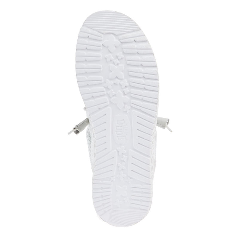 Hey Dude Mens Grey Wally Funk Warped Geo Casual Shoe